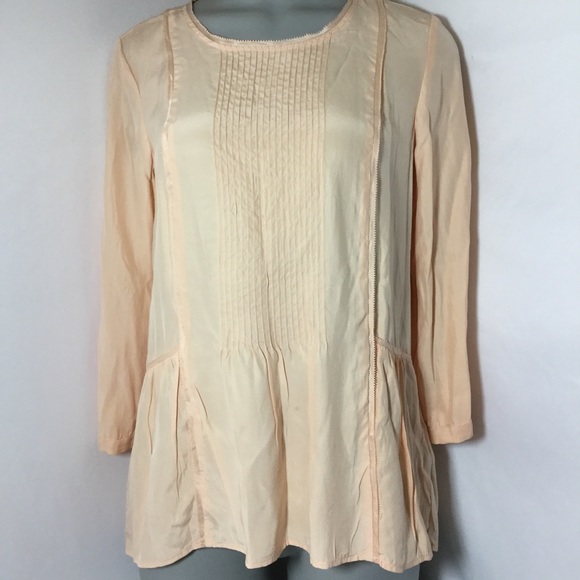 Madewell 100% Silk Long Sleeve Etude Blouse - Picture 2 of 5